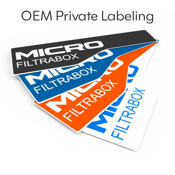 Etiquetas para microextractores de humos Filtrabox