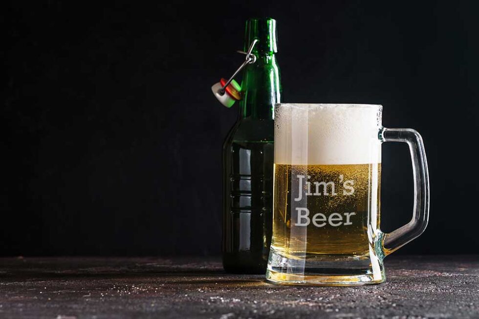How To Engrave A Beer Mug With A Handle