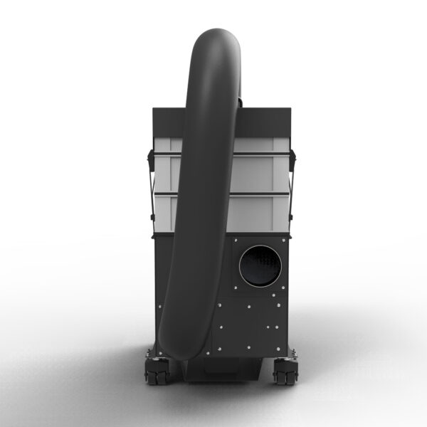 Compact X Direct to Film Fume Extractor, Rear View